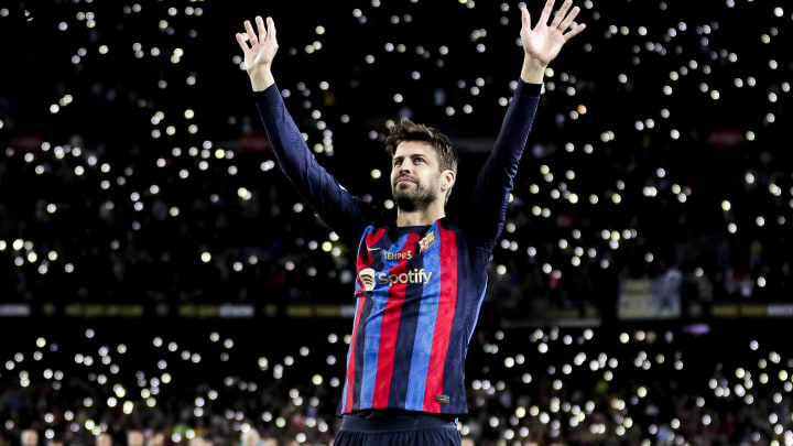 Gerard Pique spent 14 and a half seasons at Barcelona, winning 29 trophies with the club. 