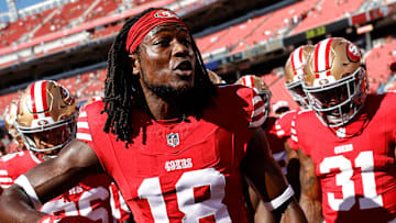 San Francisco 49ers wide receiver Chris Conley (18)