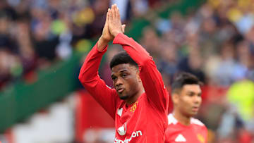 Amad Diallo scored the game’s first goal on Sunday.