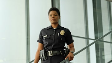 THE ROOKIE - "Pilot" - Starting over isn't easy, especially for small-town guy John Nolan who, after a life-altering incident, is pursuing his dream of being a police officer, on the premiere episode of "The Rookie," airing TUESDAY, OCT. 16 (10:00-11:00 p.m. EDT), on The ABC Television Network. (ABC/Tony Rivetti)
AFTON WILLIAMSON