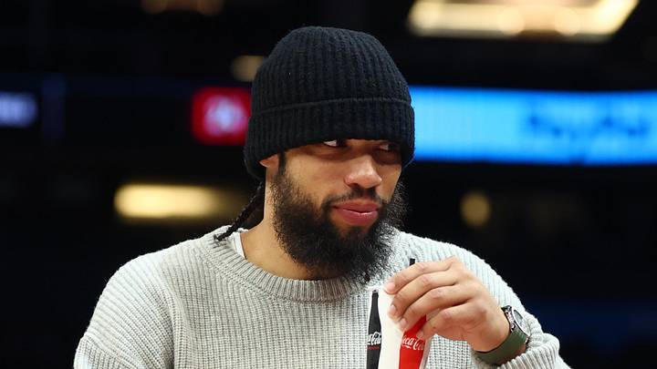 May 19, 2026; Phoenix, Arizona, USA; Phoenix Suns forward Dillon Brooks in attendance of the Phoenix Mercury game against the Toronto Tempo at Mortgage Matchup Center. Mandatory Credit: Mark J. Rebilas-Imagn Images