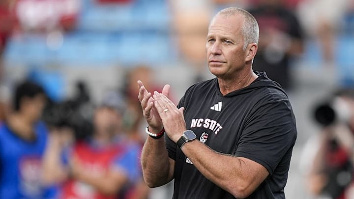 NC State football head coach Dave Doeren