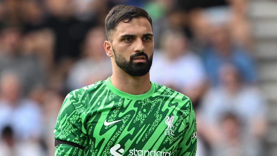 Giorgi Mamardashvili played during Liverpool's Preston friendly. | IMAGO/Sportimage