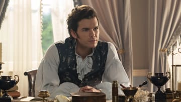 Bridgerton. Luke Newton as Colin Bridgerton in episode 306 of Bridgerton. Cr. Liam Daniel/Netflix © 2024
