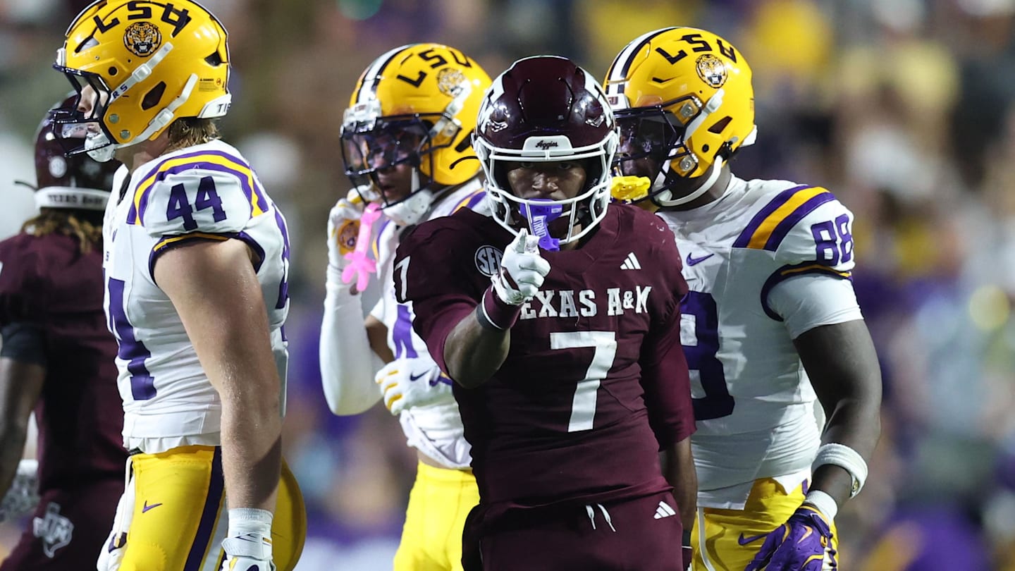 No. 3 Texas A&M Beats No. 20 LSU 49-25