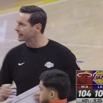 JJ Redick was not happy with the Lakers defense on Sunday.