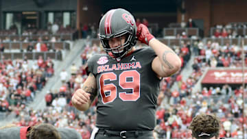 Oklahoma offensive lineman Jake Maikkula