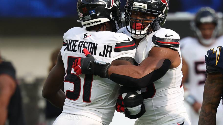 Will Anderson Jr. and Danielle Hunter