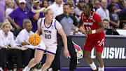 Hailey Van Lith and TCU will play Texas in the Elite Eight. 