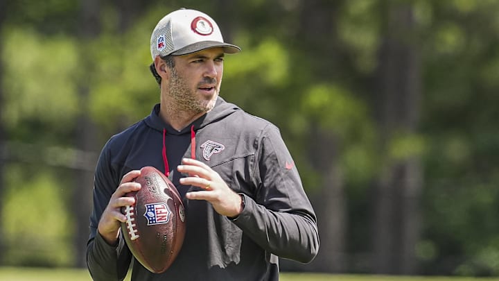 Atlanta Falcons offensive coordinator Zac Robinson is entering his first game as an NFL play caller.