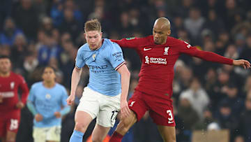 Fabinho y Kevin de Bruyne