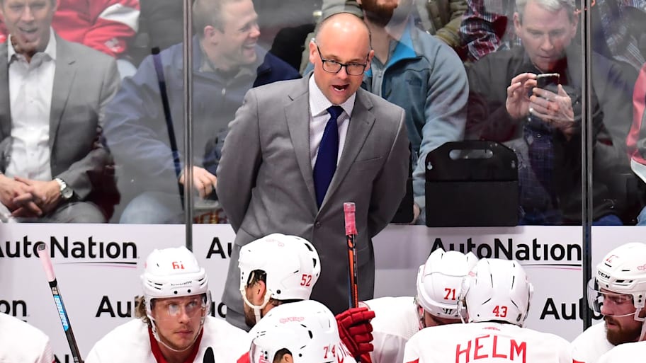 Former Detroit Red Wings head coach Jeff Blashill | Ron Chenoy-Imagn Images