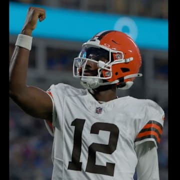 Shedeur Sanders threw two touchdowns in the first half of his preseason debut