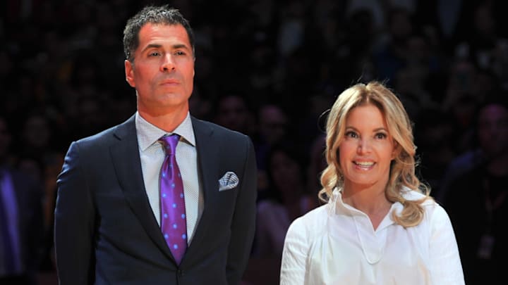 Celebrities At The Los Angeles Lakers Game