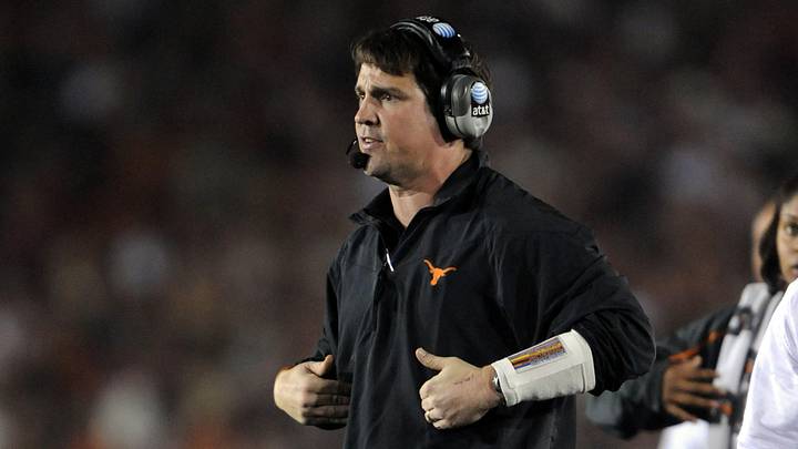Jan 7, 2010; Pasadena, CA, USA; Texas Longhorns defensive coordinator Will Muschamp