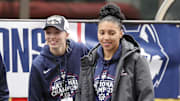 Dallas Wings star Paige Bueckers had a hilarious reaction to her girlfriend Azzi Fudd's first pitch at a Washington Nationals game.
