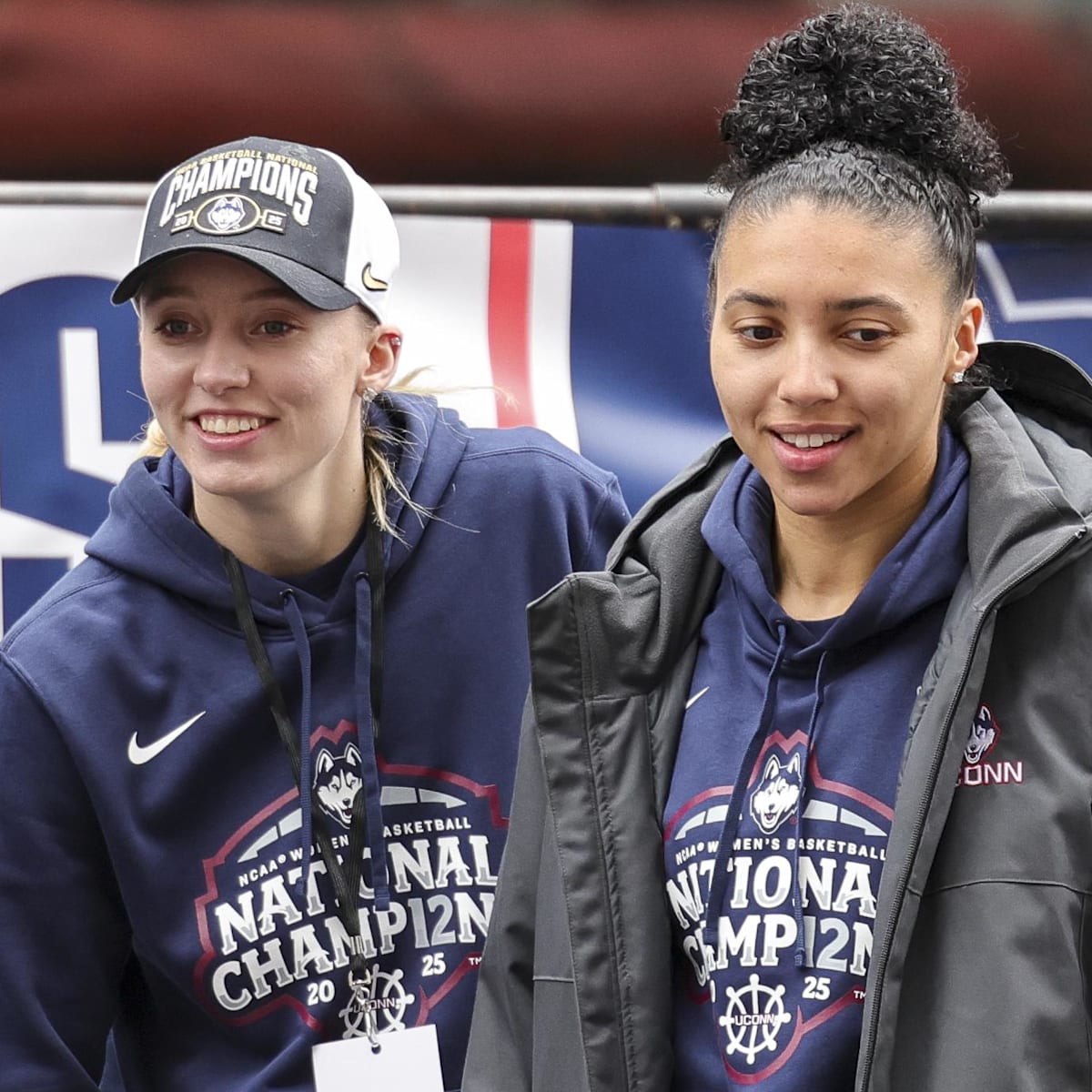 Paige Bueckers holds Azzi Fudds hand in adorable girlfriend BTS video at  WNBA arena