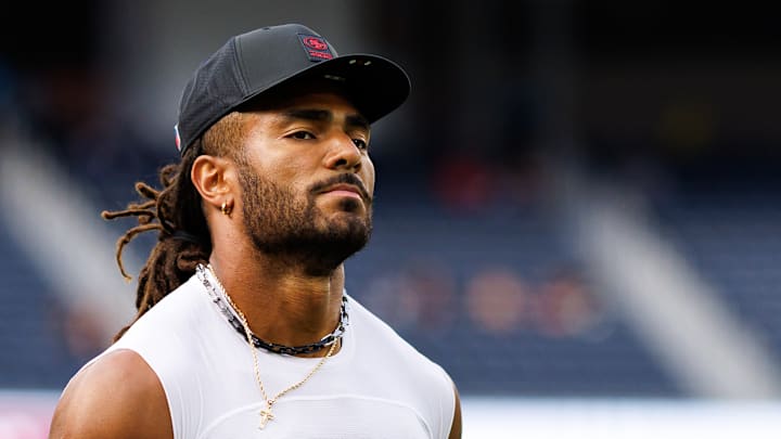 San Francisco 49ers linebacker Fred Warner (54)