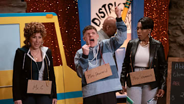 ABBOTT ELEMENTARY - ÒPlease Touch MuseumÓ - Abbott Elementary goes on a schoolwide field trip to the Please Touch Museum, which has some of the older kids skeptical. WEDNESDAY, APRIL 16 (8:30-9:02 p.m. EDT), on ABC. (Disney/Gilles Mingasson)
LISA ANN WALTER, CHRIS PERFETTI, SHERYL LEE RALPH