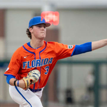 Florida Gators pitcher Cade Fisher is entering the transfer portal