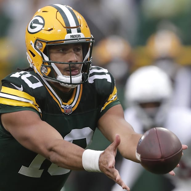 Green Bay Packers quarterback Jordan Love