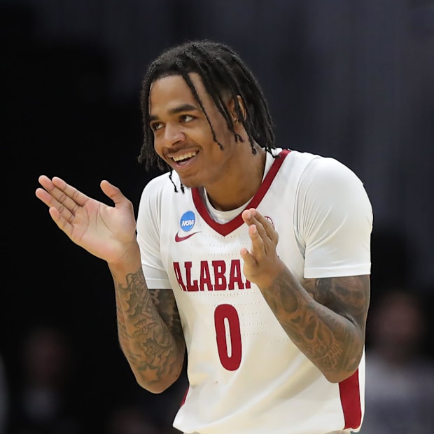 Alabama Crimson Tide guard Labaron Philon (0)