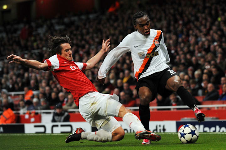 Arsenal's Czech midfielder Tomas Rosicky