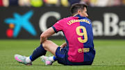 El polaco Robert Lewandowski se pierde el juego ante Mallorca y tampoco estará en la final de la Copa del Rey contra Real Madrid