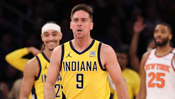 Indiana Pacers guard T.J. McConnell (9).