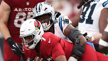 Carolina Panthers defensive lineman Derrick Brown
