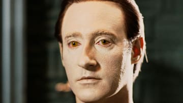 Actor Brent Spiner as Star Trek's Commander Data
