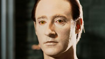 Actor Brent Spiner as Star Trek's Commander Data