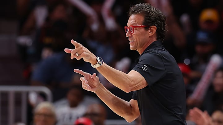 Atlanta Hawks head coach Quin snyder