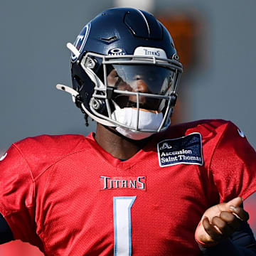 Cam Ward will appear in the Titans' first preseason game against the Buccaneers.