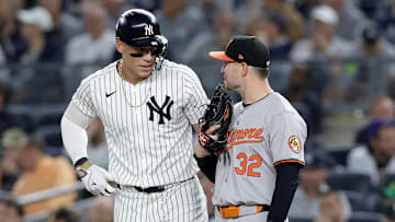 Aaron Judge & Ryan O'Hearn. New York Yankees v Baltimore Orioles