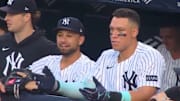 Aaron Judge wasn’t sure what he was watching as Giancarlo Stanton went first to third. 
