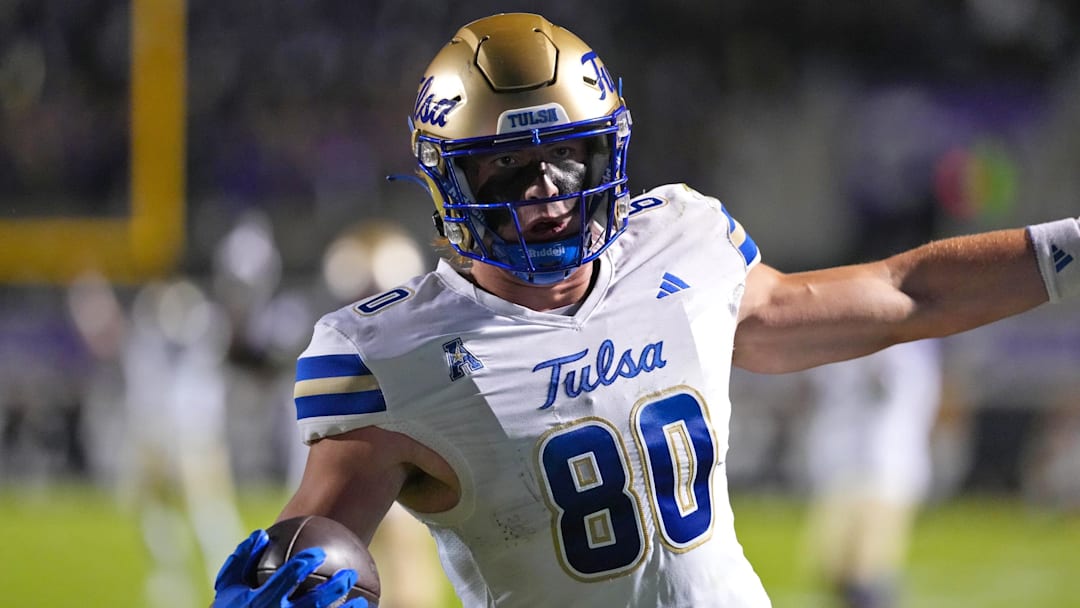 Tight end Brody Foley had a breakout season this past fall for Tulsa, and now projects as one of the top transfers at his position for 2026.
