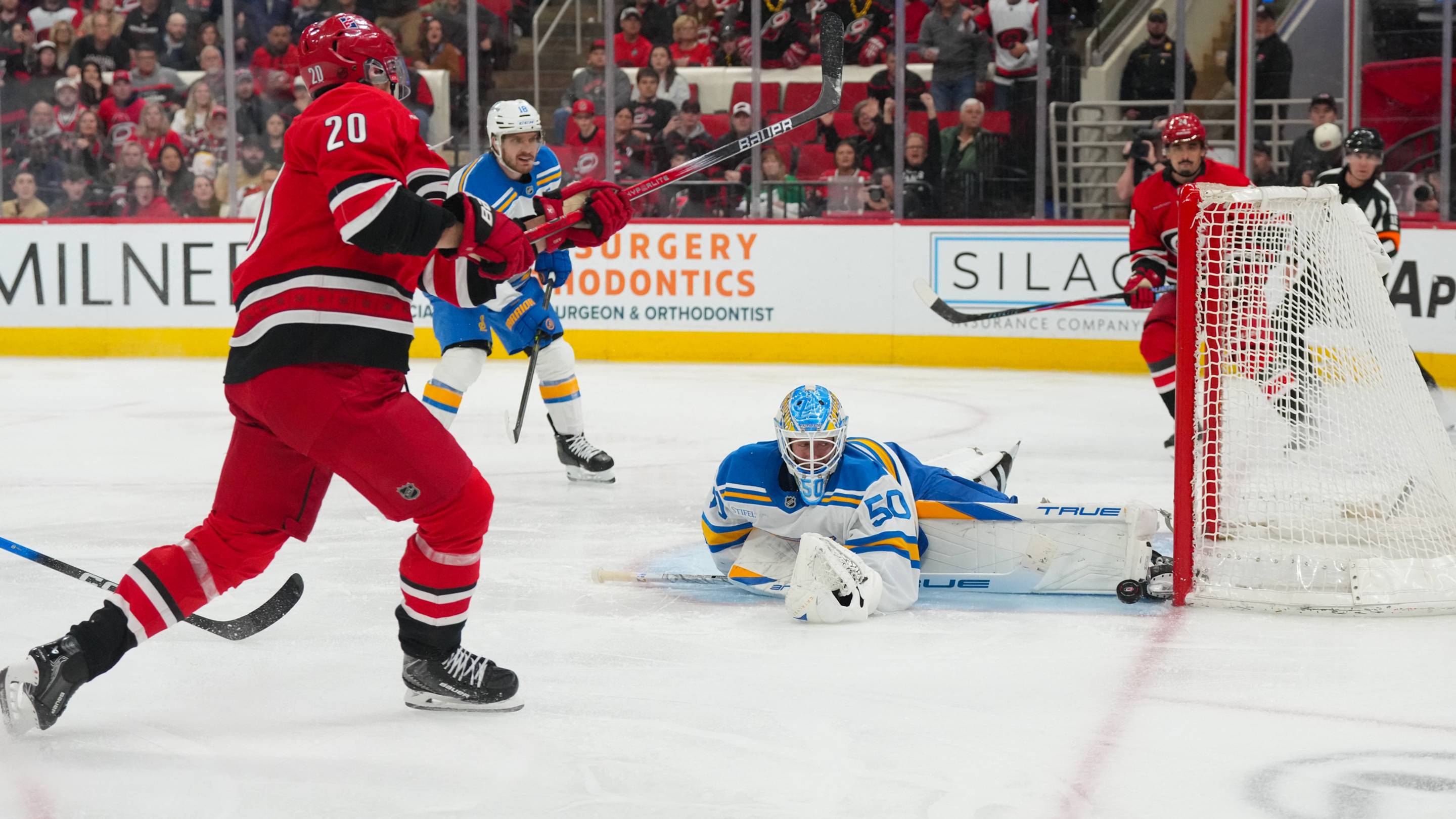 The road trip reaches its end as the Hurricanes look to rebound against the Blues