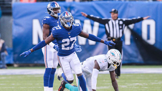 New York Giants, cornerback Deandre Baker  