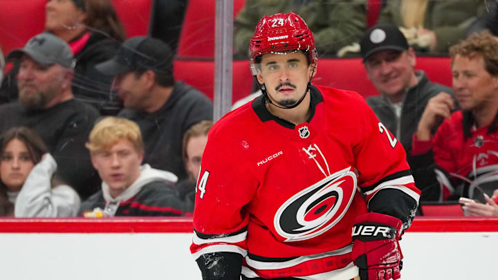 Carolina Hurricanes center Seth Jarvis was not chosen for Team Canada’s Olympic hockey roster.