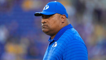 Brigham Young Cougars head coach Kalani Sitake