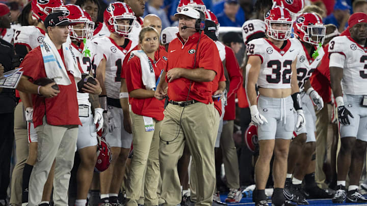 Georgia Bulldogs head coach Kirby Smart