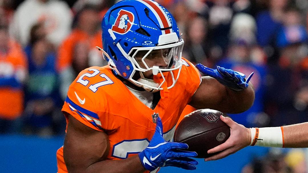 Denver Broncos running back JK Dobbins