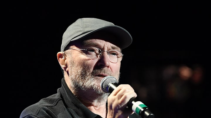 Phil Collins performs