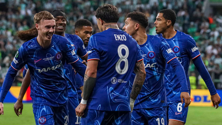 Cole Palmer (left) had two assists and led Chelsea's comeback vs. Real Betis in the Conference League final. | IMAGO/Newspix