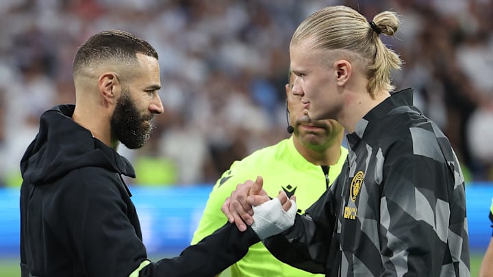 Karim Benzema, Erling Haaland Karim Benzema, Erling Haaland