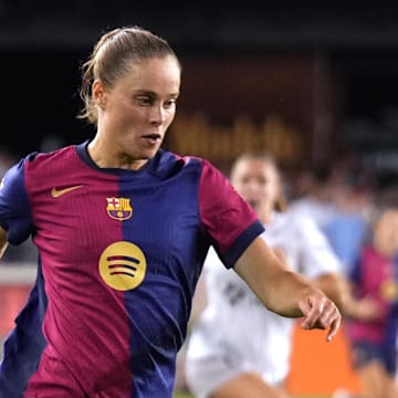 FC Barcelona forward Ewa Pajor has six goals in the UEFA Women's Champions League this season.