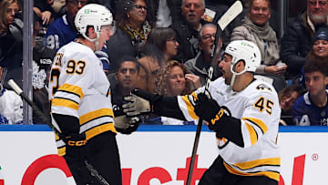 Boston Bruins rookie Fraser Minten torched the Toronto Maple Leafs on Saturday night.