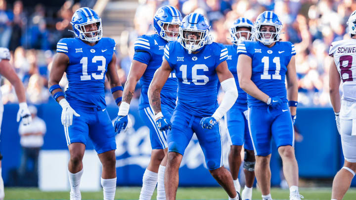 BYU linebacker Isaiah Glasker