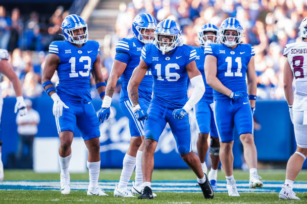 BYU linebacker Isaiah Glasker